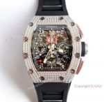 Diamond Richard Mille RM011-FM Watch 7750 Automatic Richard Mille Watch Swiss AAA Replica